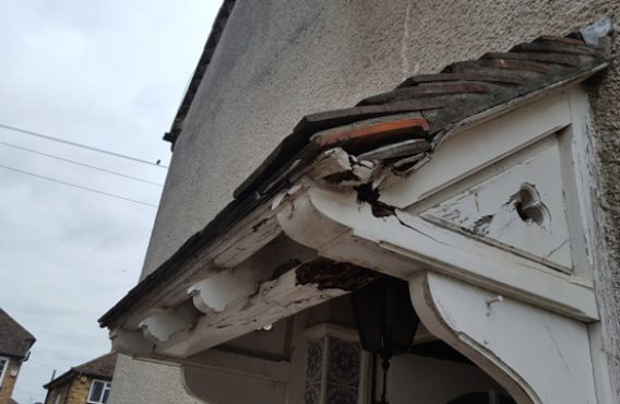 Canopy Porch Before Repair