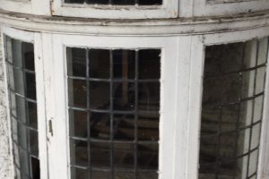 Curved Casement Window Before Restoration