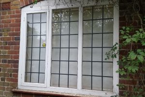 Lead casement window