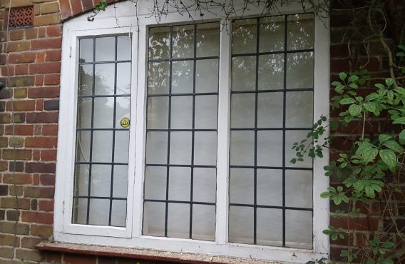 Lead casement window