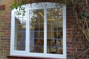 Lead casement window