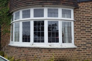 Leaded Casement Window Before Restoration