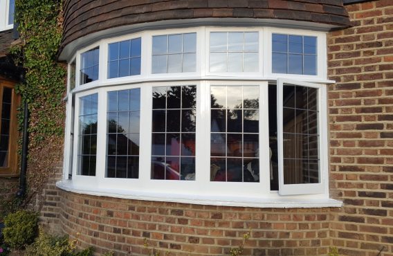 Restored Leaded Casement Window